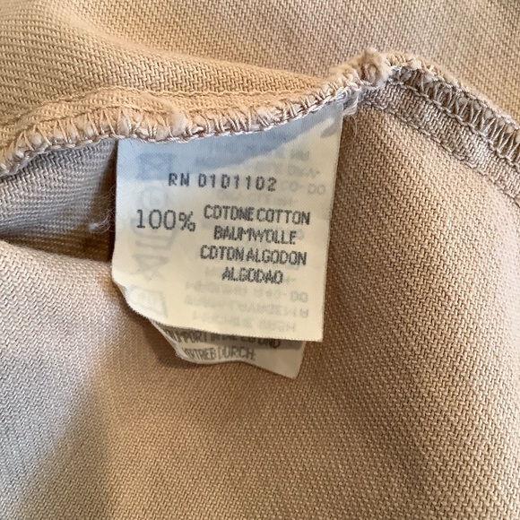 Stefanal Tan Jacket Size Large Embroidery on Sleeve - Picture 10 of 10